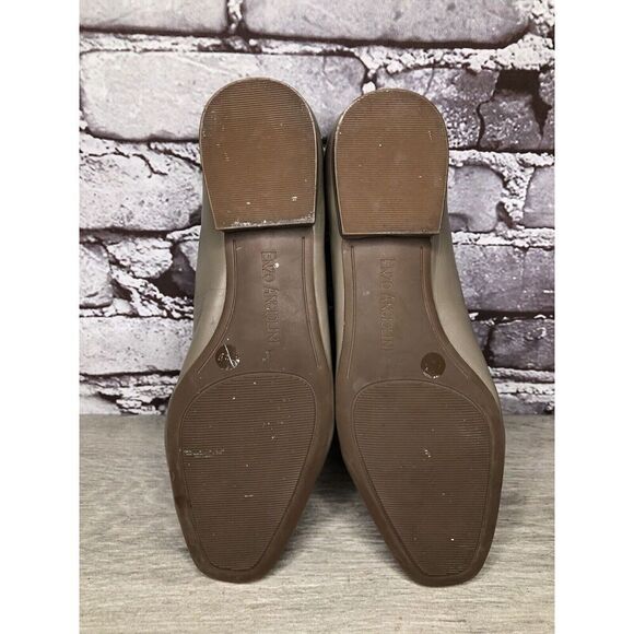 ENZO ANGIOLINI Gray Lydian Slip On Leather Ballet Flats Women’s Sz 6.5M US/37EU - Picture 8 of 16